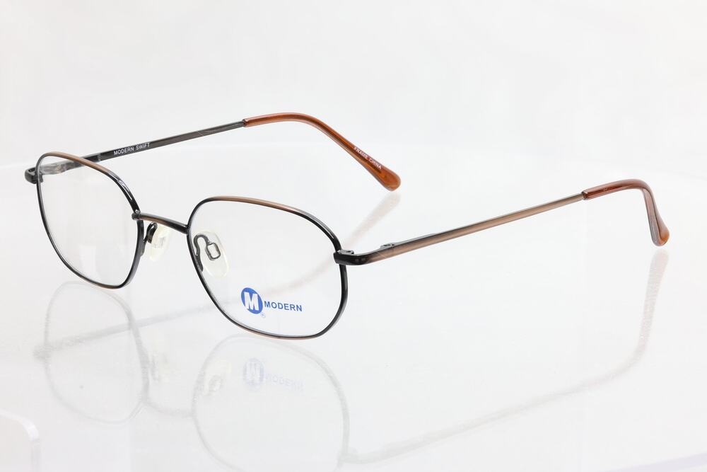 Modern Swift Antique Brown 52-19-145mm Eyeglass FRAMES ONLY - NEW/WITHOUT TAGS